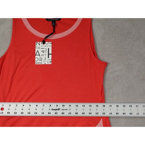 41 Hawthorn Womens Red Round Neck Sleeveless Dress Size L - Picture 4 of 13